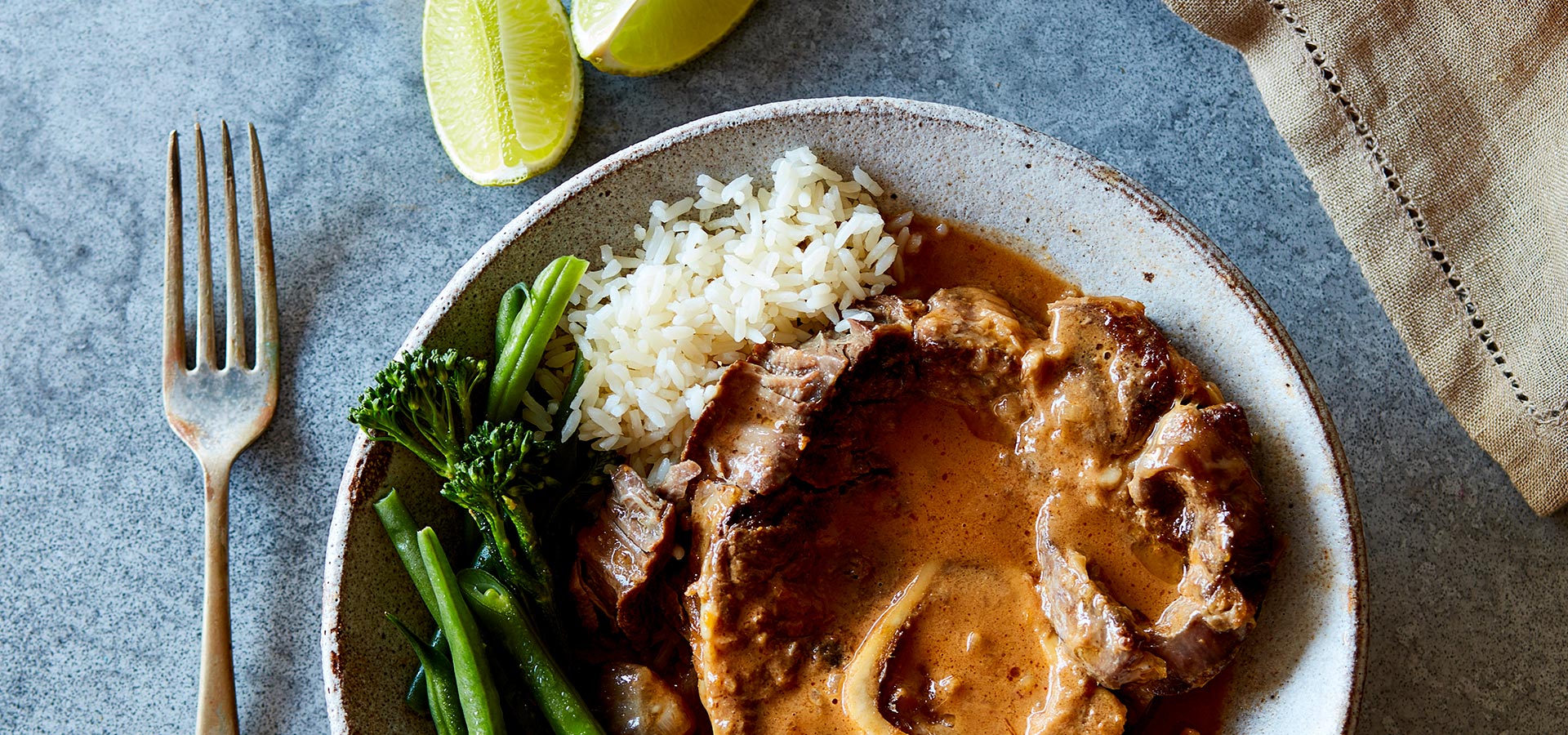 Osso Bucco Red Curry with Pumpkin & Eggplant
